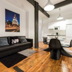 Отель M&F Gran Vía 1 Apartamento Испания, Мадрид - отзывы, цены и фото номеров - забронировать отель M&F Gran Vía 1 Apartamento онлайн комната для гостей фото 3