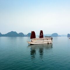 Отель Garden Bay Legend Cruise Вьетнам, Халонг - отзывы, цены и фото номеров - забронировать отель Garden Bay Legend Cruise онлайн приотельная территория фото 2