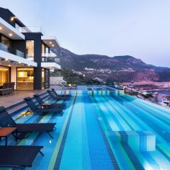 Villa Vogue by Akdenizvillam Турция, Калкан - отзывы, цены и фото номеров - забронировать отель Villa Vogue by Akdenizvillam онлайн бассейн