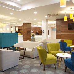 Отель Hampton by Hilton Nizhny Novgorod Нижний Новгород интерьер отеля