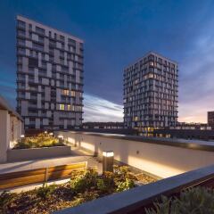 Отель ART Garden Towers Prague балкон