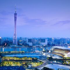 Отель The Ritz Carlton Guangzhou Гуанчжоу балкон