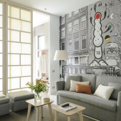 Отель Eric Vökel Boutique Apartments Amsterdam Suites Нидерланды, Амстердам - отзывы, цены и фото номеров - забронировать отель Eric Vökel Boutique Apartments Amsterdam Suites онлайн комната для гостей фото 5
