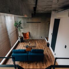Mizuka Daimyo 1 Unmanned Hotel Фукуока балкон
