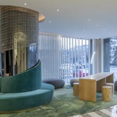 Отель IU Hotel Tianjin Sky Tower Resorts Cathay Китай, Тяньцзинь - отзывы, цены и фото номеров - забронировать отель IU Hotel Tianjin Sky Tower Resorts Cathay онлайн гостиничный бар