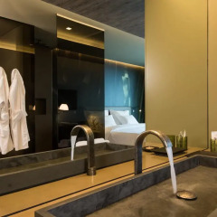 Отель Savoy Saccharum Resort & Spa Португалия, Кальета - 3 отзыва об отеле, цены и фото номеров - забронировать отель Savoy Saccharum Resort & Spa онлайн ванная