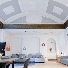Апартаменты Spacious 2-bedroom Apartment in the Trendy Area of Copenhagen Vesterbro Фредериксберг помещение для мероприятий фото 2