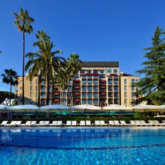 Отель Parco dei Principi Grand Hotel & SPA Италия, Рим - 7 отзывов об отеле, цены и фото номеров - забронировать отель Parco dei Principi Grand Hotel & SPA онлайн бассейн фото 3