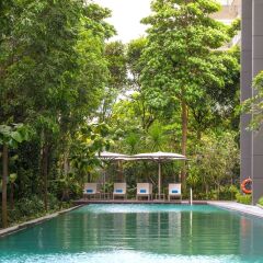 Отель Fraser Residence Orchard, Singapore бассейн фото 2