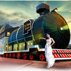 Отель The Train Resort городской автобус