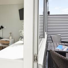 Отель Athome Apartments Дания, Орхус - отзывы, цены и фото номеров - забронировать отель Athome Apartments онлайн балкон