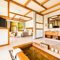 Отель Fusion Resort Phu Quoc Вьетнам, Остров Фукуок - отзывы, цены и фото номеров - забронировать отель Fusion Resort Phu Quoc онлайн ванная фото 2