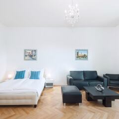 Апартаменты Slovansky Dum Boutique Apartments Прага комната для гостей фото 4