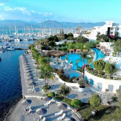 Yacht Classic Hotel - Boutique Class Турция, Гёчек - отзывы, цены и фото номеров - забронировать отель Yacht Classic Hotel - Boutique Class онлайн пляж фото 2