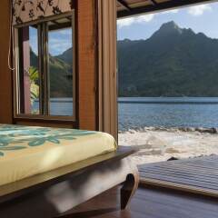 Отель Robinson's Cove Villas - Deluxe Wallis Villa Французская Полинезия, Муреа - отзывы, цены и фото номеров - забронировать отель Robinson's Cove Villas - Deluxe Wallis Villa онлайн комната для гостей фото 3