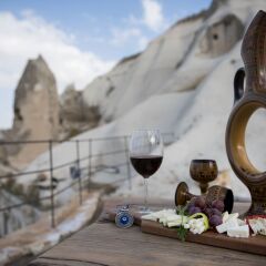 Anatolian Houses Турция, Гёреме - 1 отзыв об отеле, цены и фото номеров - забронировать отель Anatolian Houses онлайн приотельная территория фото 2