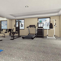 Отель Hampton by Hilton Santo Domingo Airport фитнесс-зал фото 4