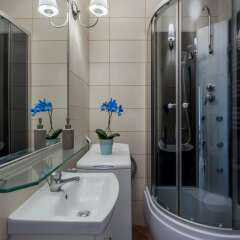 Отель ClickTheFlat Golden Terraces Apartment Польша, Варшава - отзывы, цены и фото номеров - забронировать отель ClickTheFlat Golden Terraces Apartment онлайн ванная