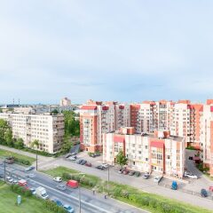 Апартаменты Design Apartment Budapeshtskaya 7 Санкт-Петербург балкон