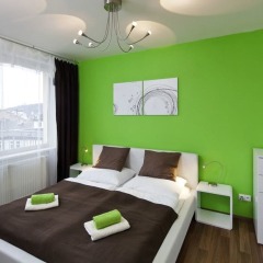 Отель New Town - Apple Apartments Чехия, Прага - 1 отзыв об отеле, цены и фото номеров - забронировать отель New Town - Apple Apartments онлайн комната для гостей фото 7