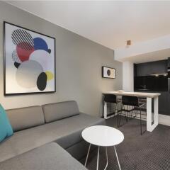 Отель Adina Apartment Hotel Leipzig Германия, Лейпциг - отзывы, цены и фото номеров - забронировать отель Adina Apartment Hotel Leipzig онлайн комната для гостей фото 4