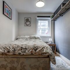 Отель Bright, Spacious 2BR Ancoats Apt for 4 W/balcony Великобритания, Манчестер - отзывы, цены и фото номеров - забронировать отель Bright, Spacious 2BR Ancoats Apt for 4 W/balcony онлайн комната для гостей фото 2