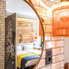 Отель Hôtel Restaurant Au Bœuf Couronné Париж бассейн
