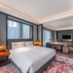 Отель Indigo Shanghai Hongqiao Китай, Шанхай - отзывы, цены и фото номеров - забронировать отель Indigo Shanghai Hongqiao онлайн комната для гостей фото 4