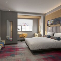 Отель Aloft Madrid Gran Via комната для гостей