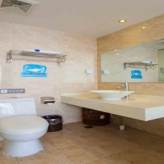 Отель 7 Days Inn Great Wild Goose Pagoda Xiaozhai East Road Branch Китай, Сиань - отзывы, цены и фото номеров - забронировать отель 7 Days Inn Great Wild Goose Pagoda Xiaozhai East Road Branch онлайн ванная