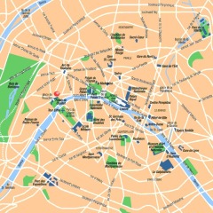 Отель Garden Elysee Париж городской автобус