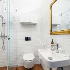 Отель P&O Apartments Krzywe Kolo Польша, Варшава - отзывы, цены и фото номеров - забронировать отель P&O Apartments Krzywe Kolo онлайн ванная