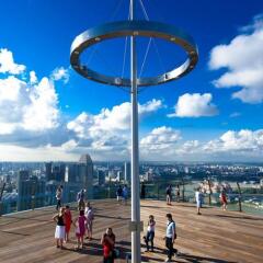 Отель Marina Bay Sands спортивное сооружение