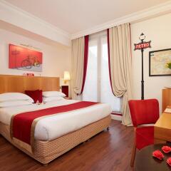 Отель Hôtel Waldorf Trocadéro комната для гостей фото 3