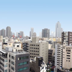 Отель UNIZO INN Tokyo Hatchobori балкон