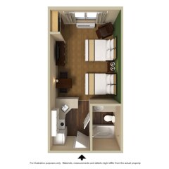Отель Extended Stay America Suites Stockton March Lane США, Стоктон - отзывы, цены и фото номеров - забронировать отель Extended Stay America Suites Stockton March Lane онлайн ванная