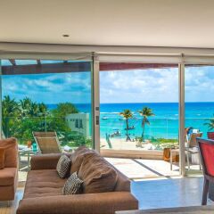 Отель The Elements Oceanfront & Beachside Condo Hotel Мексика, Плая-дель-Кармен - отзывы, цены и фото номеров - забронировать отель The Elements Oceanfront & Beachside Condo Hotel онлайн комната для гостей фото 3