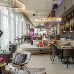 Отель Moxy Glasgow Merchant City Великобритания, Глазго - отзывы, цены и фото номеров - забронировать отель Moxy Glasgow Merchant City онлайн интерьер отеля