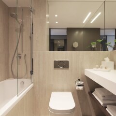 Отель Crowne Plaza Geneva Швейцария, Женева - отзывы, цены и фото номеров - забронировать отель Crowne Plaza Geneva онлайн ванная фото 2