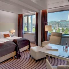Radisson Blu Hotel, Leipzig комната для гостей