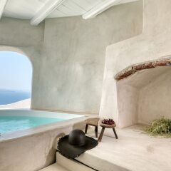 Отель Marble Sun Villa by Caldera Houses Греция, Остров Санторини - отзывы, цены и фото номеров - забронировать отель Marble Sun Villa by Caldera Houses онлайн бассейн фото 2