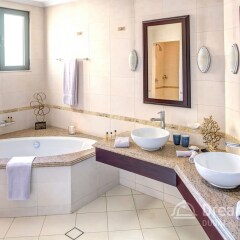 Отель Dream Inn Dubai-Luxury Palm Beach Villa ванная
