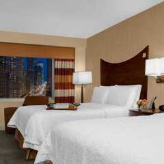 Отель Hampton Inn Manhattan-Times Square North США, Нью-Йорк - 1 отзыв об отеле, цены и фото номеров - забронировать отель Hampton Inn Manhattan-Times Square North онлайн комната для гостей фото 5