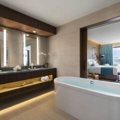Отель Hard Rock Hotel Los Cabos - All inclusive Мексика, Кабо-Сан-Лукас - отзывы, цены и фото номеров - забронировать отель Hard Rock Hotel Los Cabos - All inclusive онлайн ванная фото 2