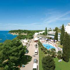 Hotel Zorna Plava Laguna пляж