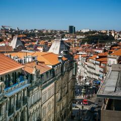 Отель Pestana Porto- A Brasileira City Center & Heritage Building балкон