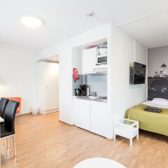 Отель Forenom Aparthotel Helsinki Herttoniemi Финляндия, Хельсинки - 4 отзыва об отеле, цены и фото номеров - забронировать отель Forenom Aparthotel Helsinki Herttoniemi онлайн фото 2