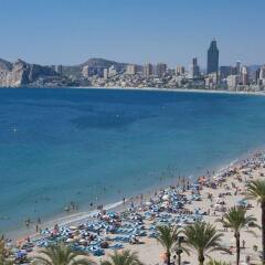 Отель Port Mar Blau Adults Only Испания, Бенидорм - 1 отзыв об отеле, цены и фото номеров - забронировать отель Port Mar Blau Adults Only онлайн пляж фото 2