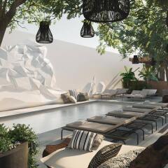 Отель Kimpton La Peer Hotel США, Уэст-Голливуд - отзывы, цены и фото номеров - забронировать отель Kimpton La Peer Hotel онлайн бассейн фото 3
