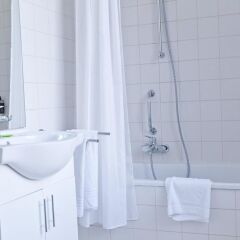 Отель Hôtel Siru Бельгия, Брюссель - 9 отзывов об отеле, цены и фото номеров - забронировать отель Hôtel Siru онлайн ванная фото 2